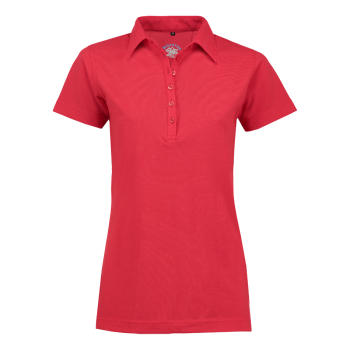 BIOACTIVE Damen-Poloshirt in rot