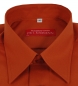 Preview: Langarm Businesshemd in terracotta, tailliert